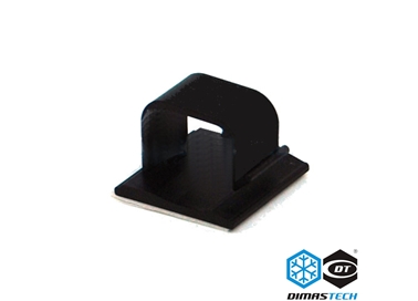 Clip Adhesive Black Cable Ties